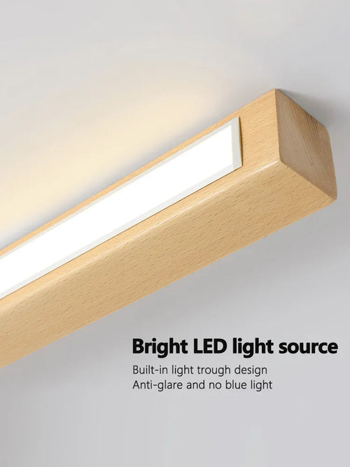 Long linear ceiling light for corridor, hallway and balcony, without main light - vue 7 sur 18