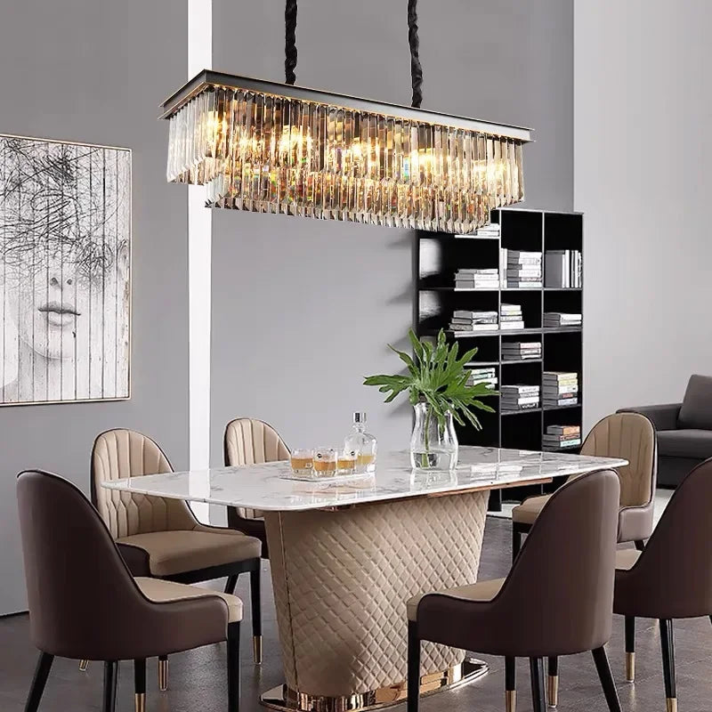 Luxury Italian style crystal chandelier for interior decoration - vue 3 sur 21