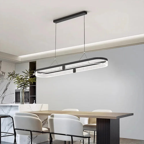 Decorative indoor chandelier with pendant suspension - vue 2 sur 8