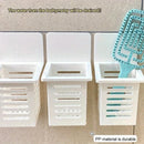 Self-adhesive wall-mounted toothpaste and toothbrush holder