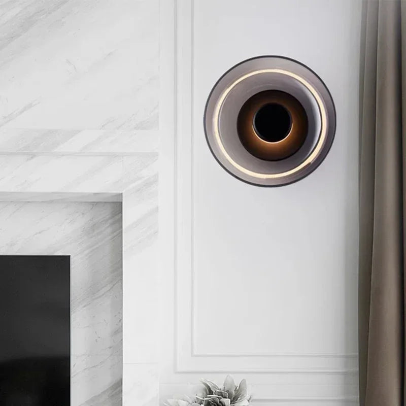 Modern glass LED wall light for Nordic interior decoration - vue 4 sur 8