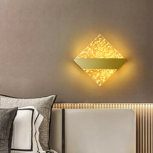 Modern minimalist luxury feather LED wall light - vue 3 sur 10