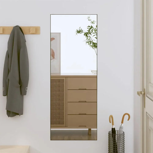 rectangular wall mirror in decorative self-adhesive glass for interior - vue 7 sur 7