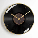 modern metal wall clock, aesthetic and silent