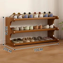 simple and space-saving indoor shoe rack