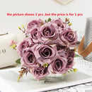 Decorative silk rose bouquet with honey fragrance for interior decor