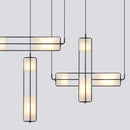 Modern glass pendant light for luxury indoor lighting