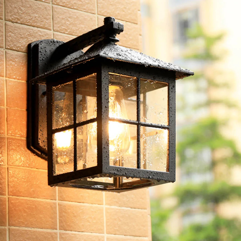 Weatherproof outdoor aluminium wall light for decorative lighting - vue 8 sur 9