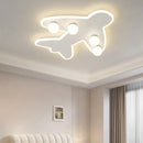 Modern airplane LED ceiling light for children's room