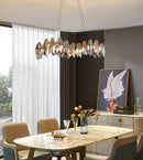 Vintage art deco crystal chandelier for indoor lighting
