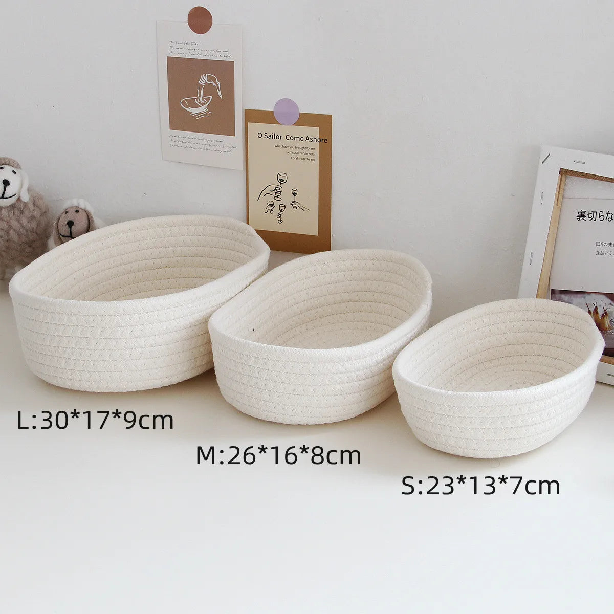 paniers de rangement multifonctionnels pour bureau et jouets enfants - vue 6 sur 10