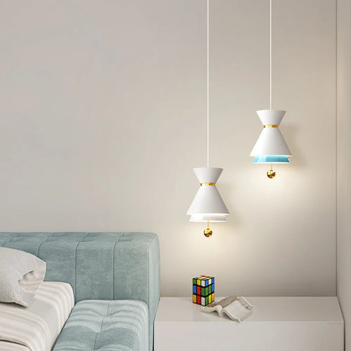 Creative adjustable smart touch pendant light for restaurant - vue 3 sur 17