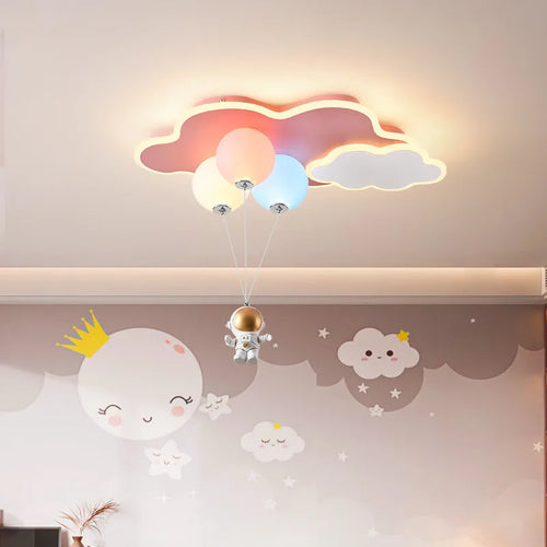 Cloud ceiling light for children’s decor and indoor spaces - vue 3 sur 12