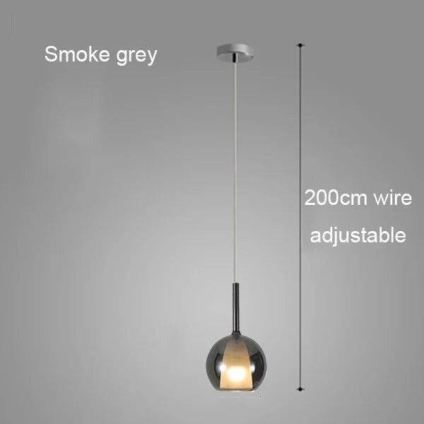Modern glass shade chandelier for interior decoration