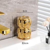 luxury ceramic bathroom decor set