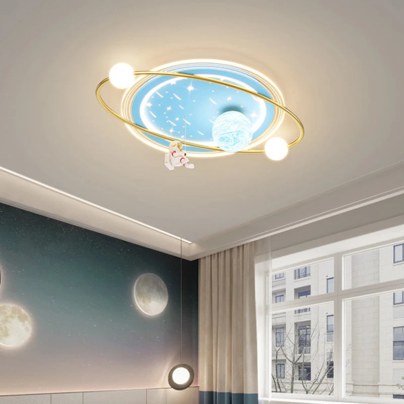 Children's astronaut ceiling light modern creative LED