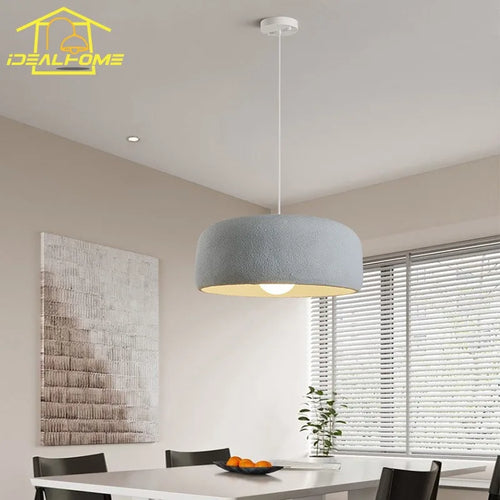 Minimalist Japanese wabi-sabi pendant light for modern spaces - vue 6 sur 14