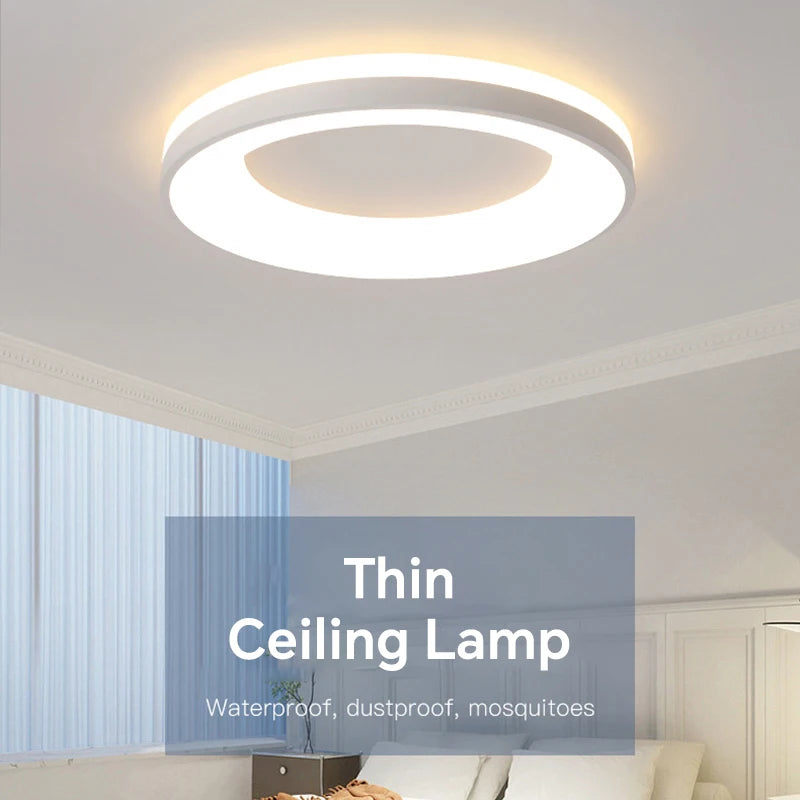 Modern LED ceiling light for stylish and bright décor - vue 3 sur 18