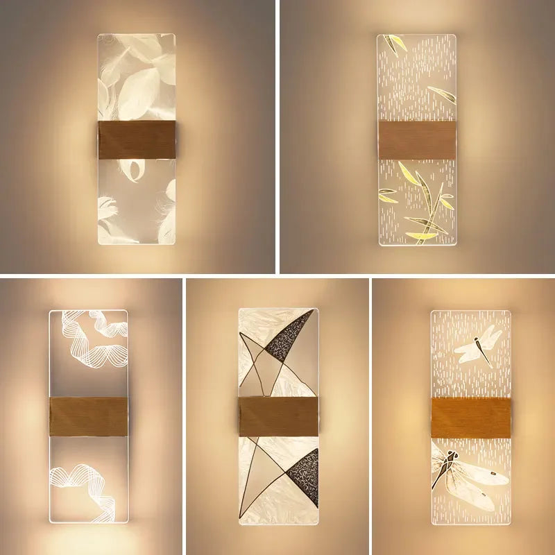 Modern LED wall light - vue 3 sur 17