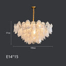 Modern creative cloud design glass pendant chandelier