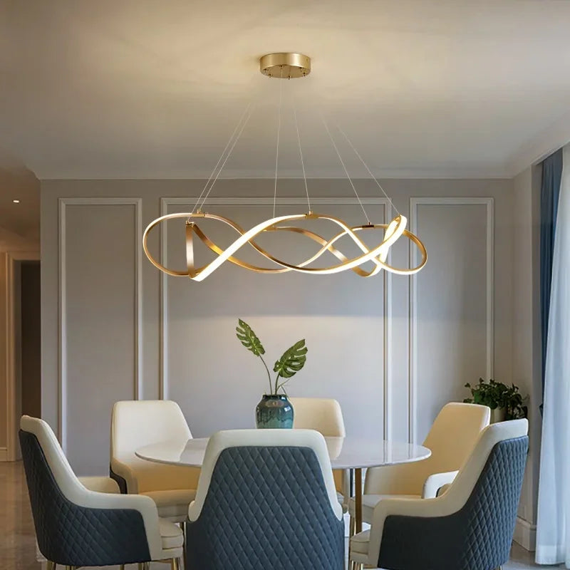 Modern LED ceiling light for elegant interior décor - vue 3 sur 12