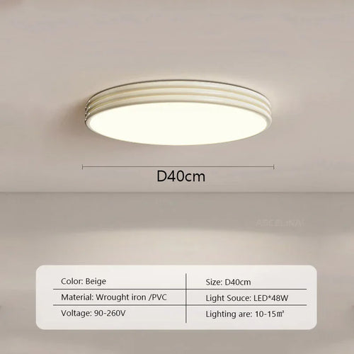 Nordic medieval design LED ceiling light for interior decoration - vue 8 sur 14