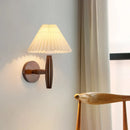 Modern wooden wall light for indoor decor