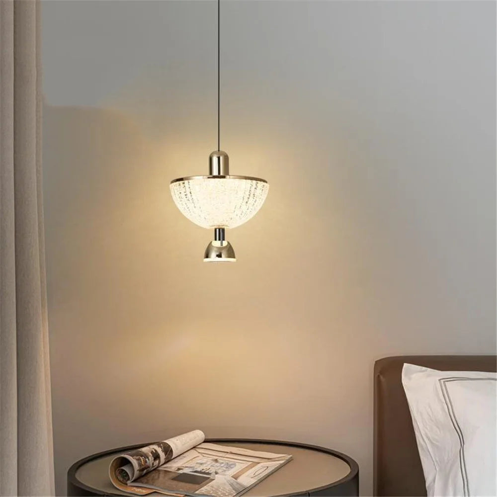 Creative acrylic pendant light nordic luxury decorative - vue 6 sur 8