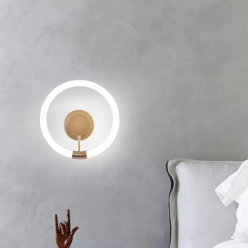 modern nordic led wall light contemporary design for interior - vue 3 sur 7