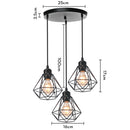Modern pendant with LED heads for contemporary interiors