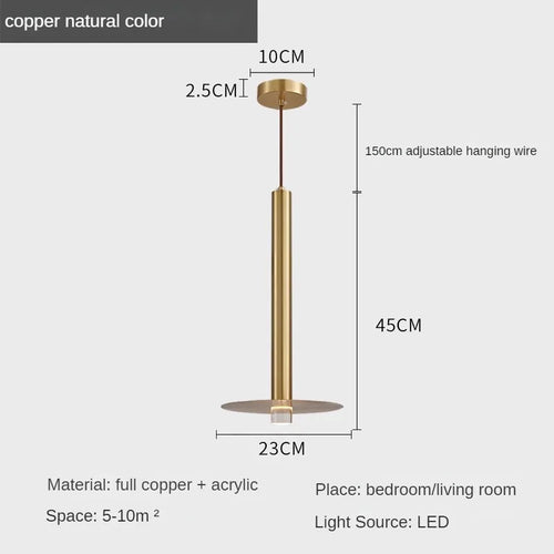 Modern minimalist creative chandelier for long bar table