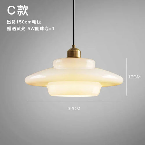 Decorative designer glass pendant light for modern interiors