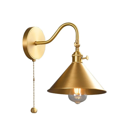 Modern adjustable copper LED wall light - vue 13 sur 23