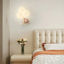 Creative bear and monkey wall lamp for baby