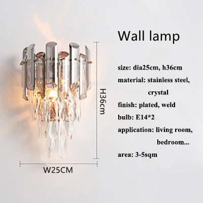 Modern k9 crystal chandelier for interior lighting