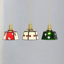 Luminous glass chandelier for Nordic interior decor