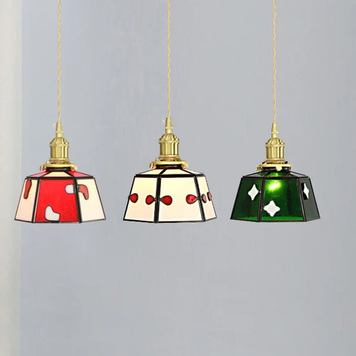 Luminous glass chandelier for Nordic interior decor - vue 2 sur 9