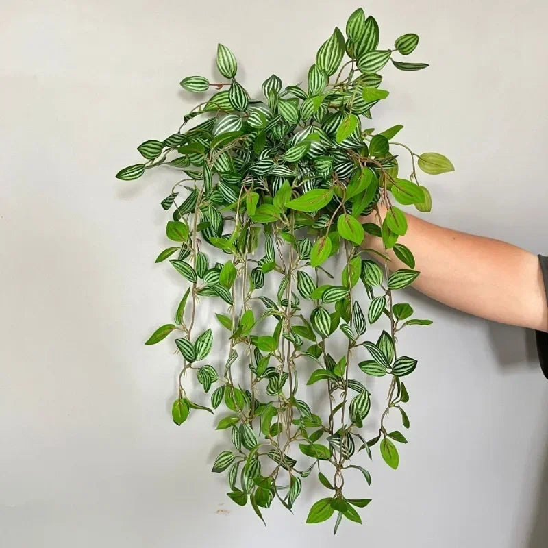 Plastic watermelon leaves for indoor and outdoor decoration