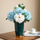 Silk artificial peony bouquet for weddings and home decor
