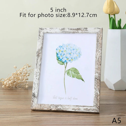 Hanging wooden photo frame for decoration and gifts - vue 18 sur 18