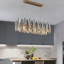 Luxury dimmable K9 crystal LED chandelier for Christmas decoration