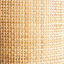 Southeast Asian style rattan wall light with minimalist switch