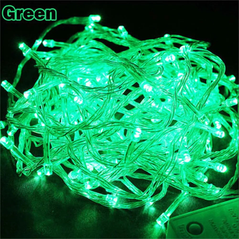 guirlande lumineuse led multicolore pour décoration de Noël festive