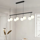 Modern glass LED chandelier for interior decoration
