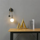 Creative iron u-shaped wall light