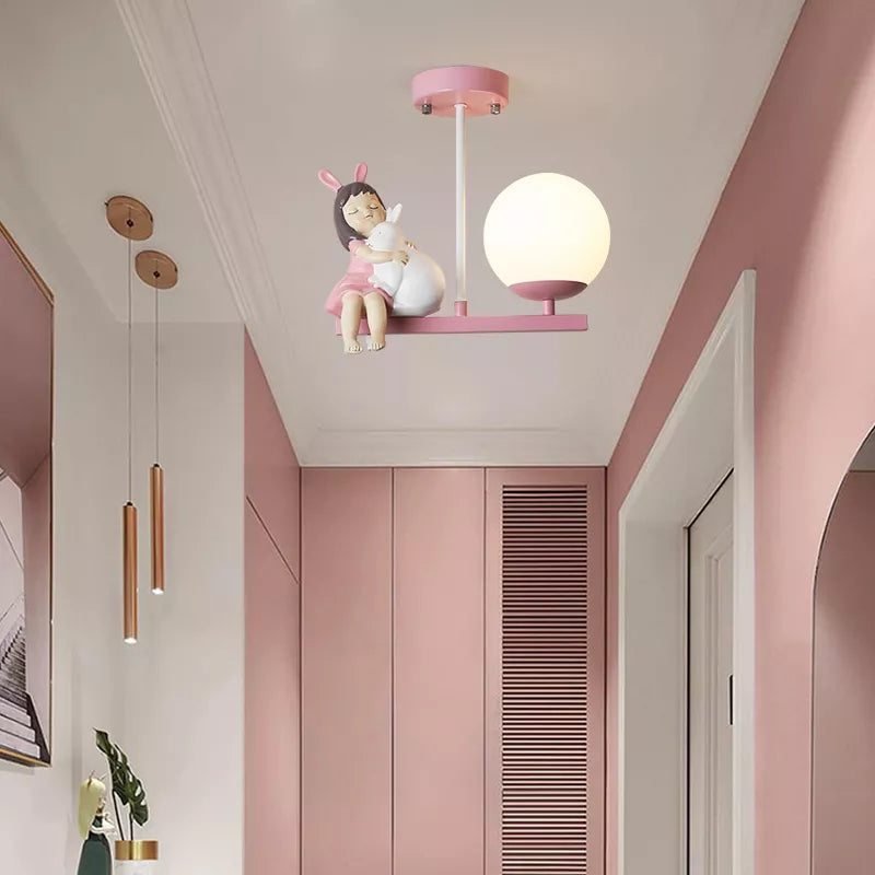 Children's bedside LED ceiling light