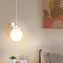 Modern children's cartoon caterpillar planet chandelier