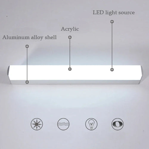 LED wall light for mirror - vue 6 sur 6