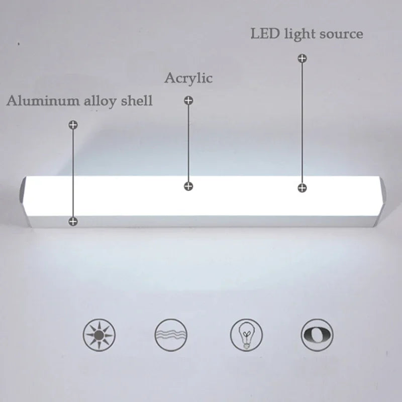 LED wall light for mirror - vue 5 sur 6