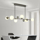 Nordic metal and decorative glass ceiling pendant for interiors